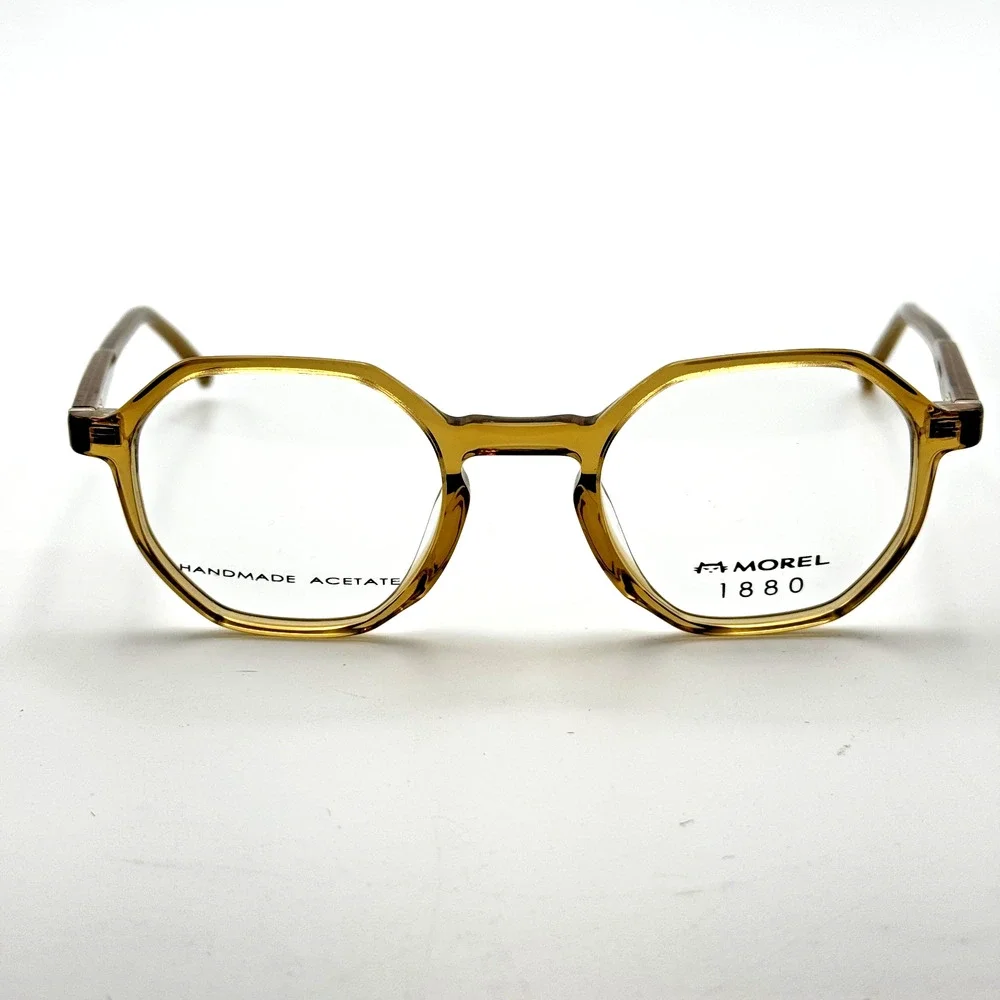 Morel 1880 Eyeglasses Frame Paul 60132M-MD05 Yellow Round Full Rim 47-22-140